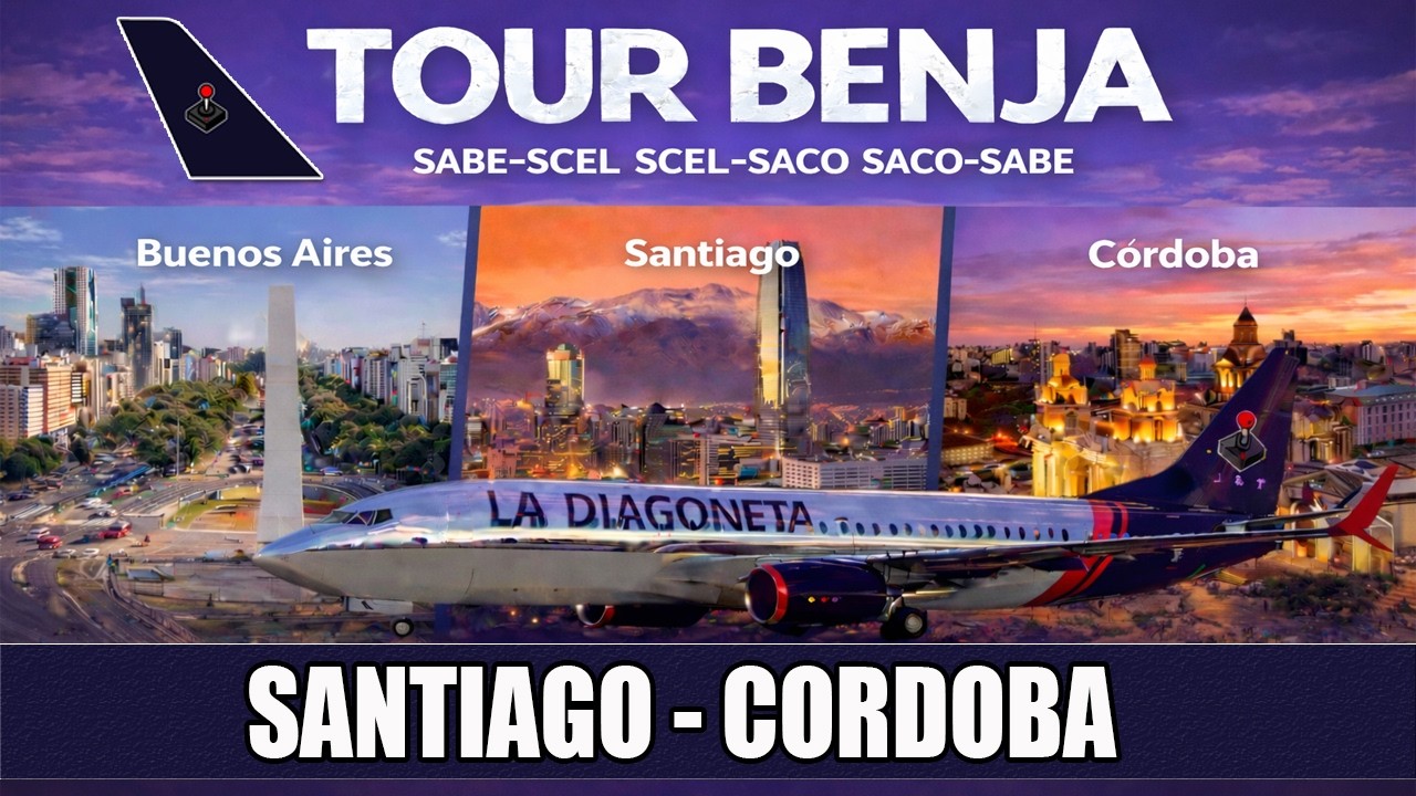 Flight Simulator 2020 ✈️ | Vuelo Online | Santiago a Córdoba | A320