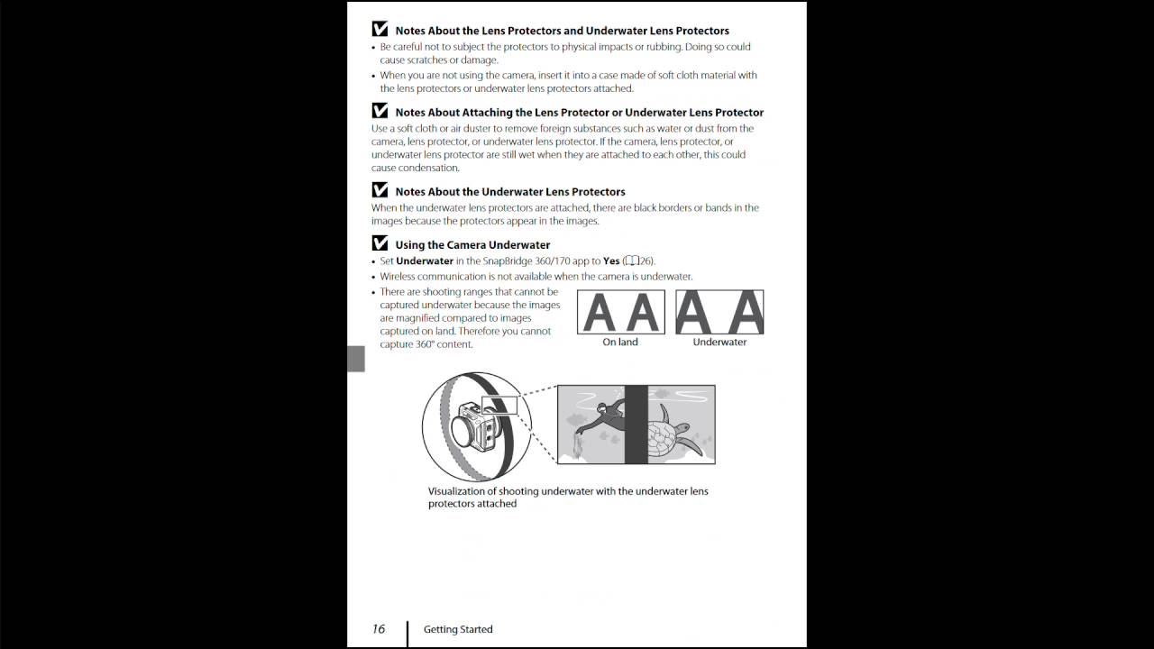 Nikon Keymission 360 user manual, guide