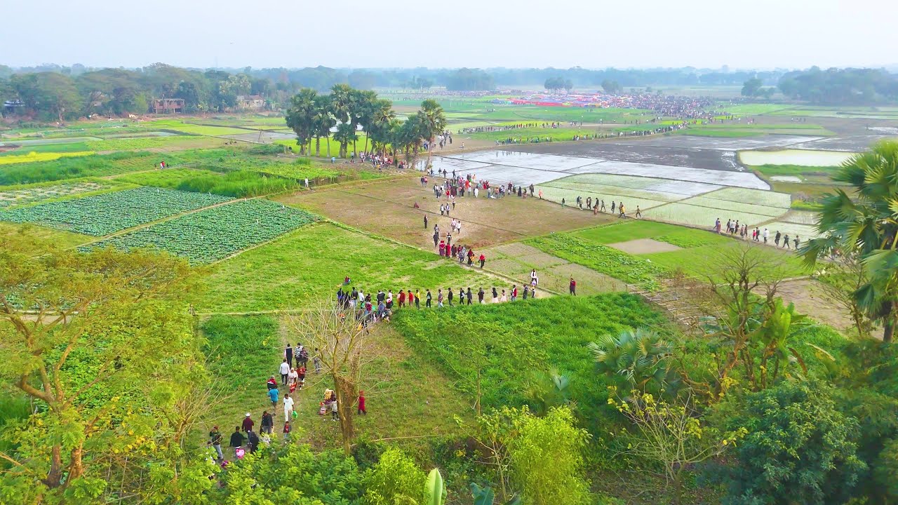 বাংলার ইতিহাসের সবচেয়ে বড় জামাই মেলা - বিনিরাইল গ্রামের এপাড় থেকে ওপাড় পর্ষন্ত রোমাঞ্চকর  একটা ভিডিও