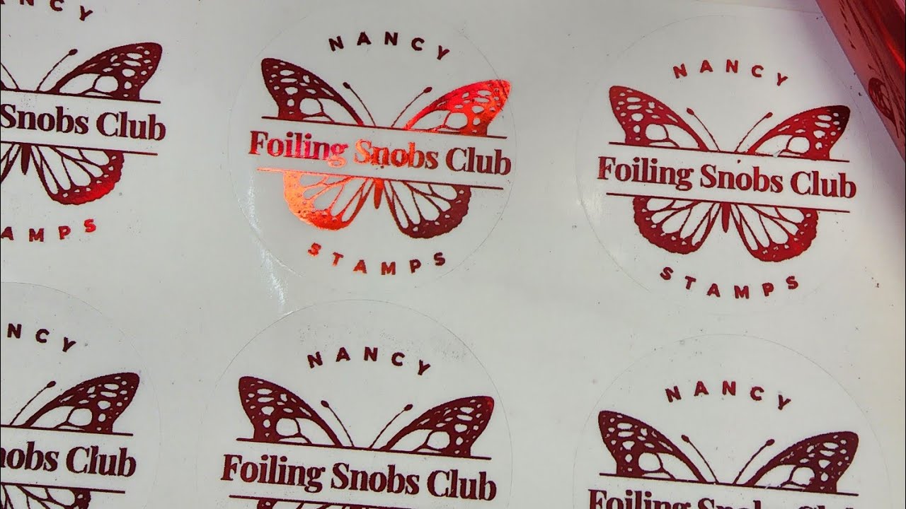 НАКОНЕЦ-ТО прозрачные наклейки, которые можно фольгировать