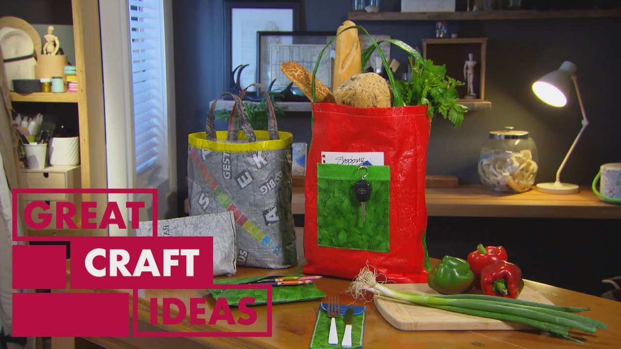 A GENIUS Hack for Reusing Plastic Bags | CRAFT | Great Home Ideas