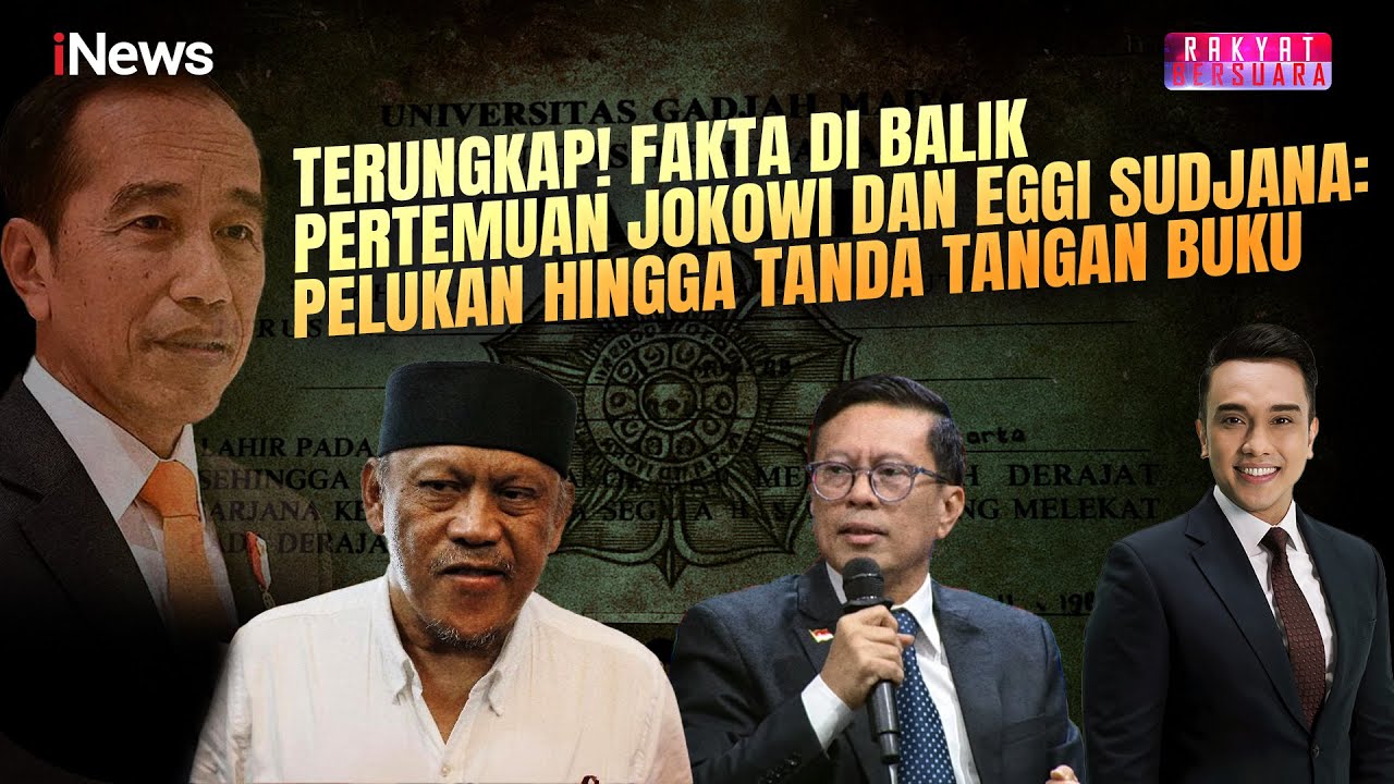 Andi Azwan Bongkar Fakta di Balik Pertemuan Jokowi dan Eggi Sudjana: Pelukan-Tanda Tangan Buku