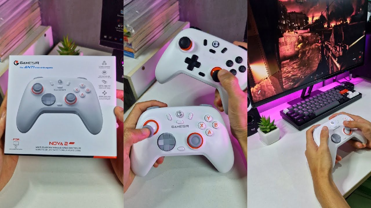 GameSir Nova 2 Lite Wireless Game Controller UNBOXING & TESTING Switch & PC Game !!
