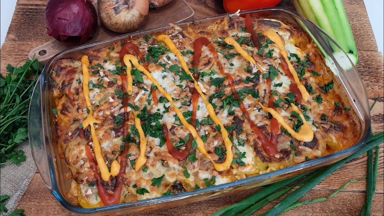Запеканка с фаршем и кабачками. Вкусная идея для ужина. / Моя домашняя еда