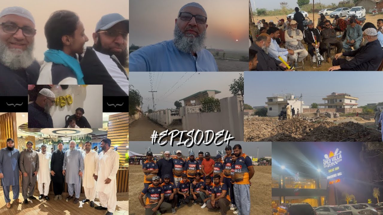 #EPISODE4 - Cricket match, Spice villa kharian📍, Birthday of my nephew.