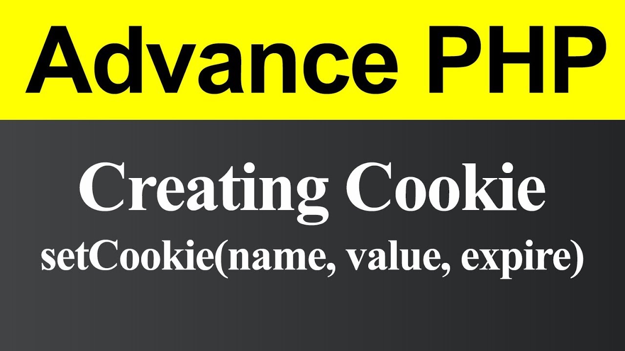 Creating Cookie in PHP (Hindi)