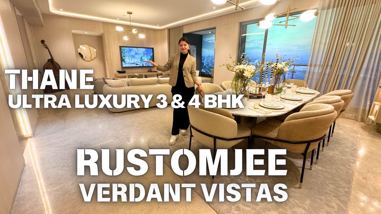 Rustomjee Verdant Vistas Thane ULTRA LUXURY 3 & 4 BHK Tour | Обзор, цена и местоположение