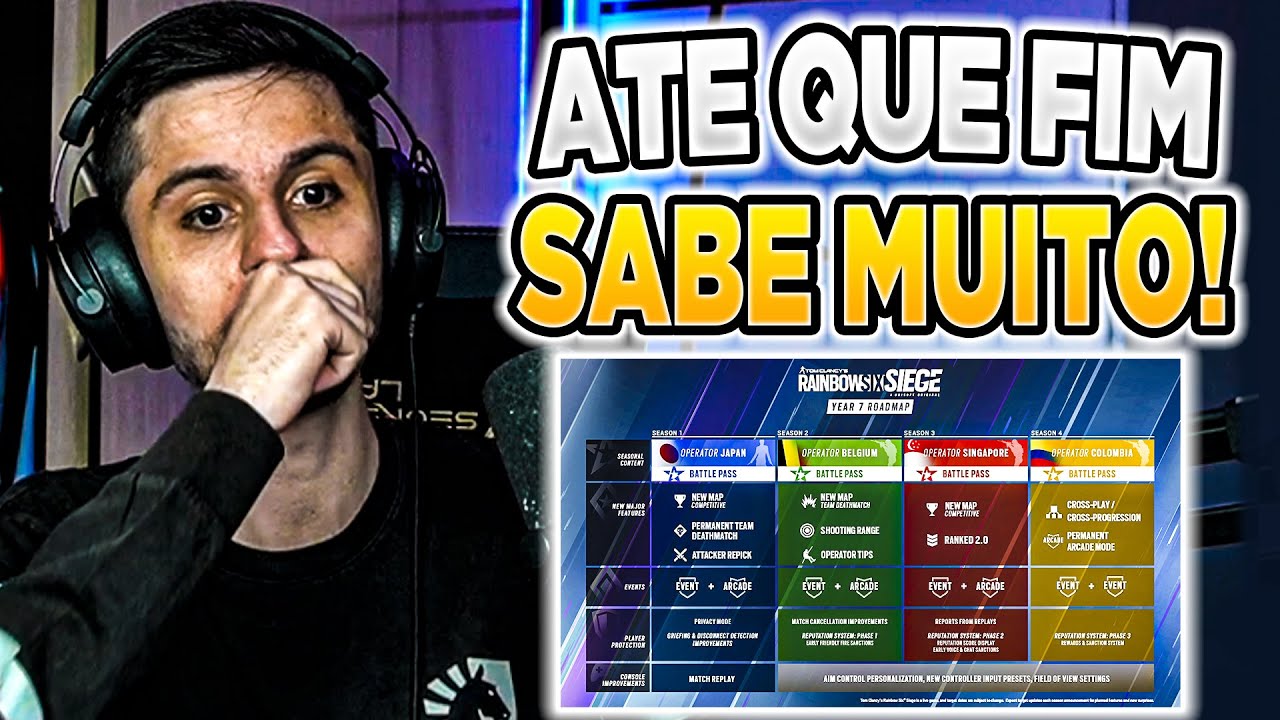 TUDO SOBRE A NOVA SEASON DO R6! - RAZAH REACT