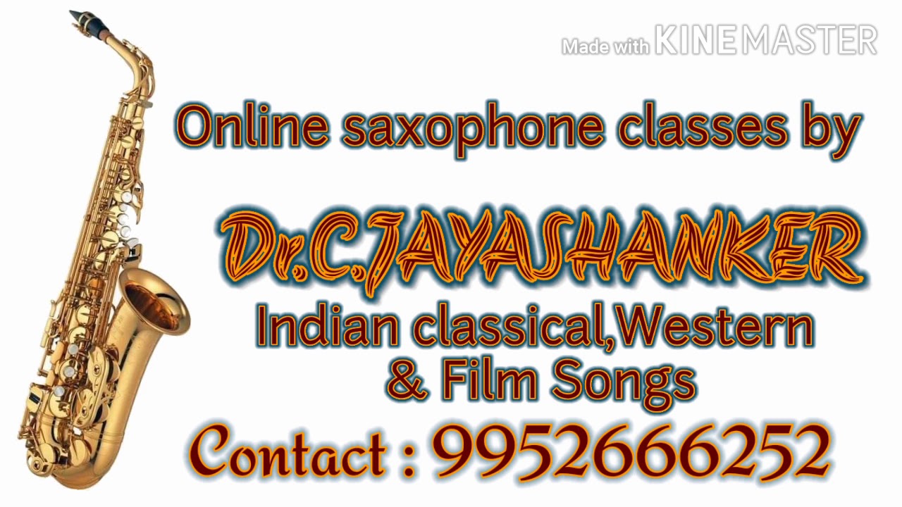 learn saxophone Dr.C.JAYASHANKER Music Teacher & Trainer