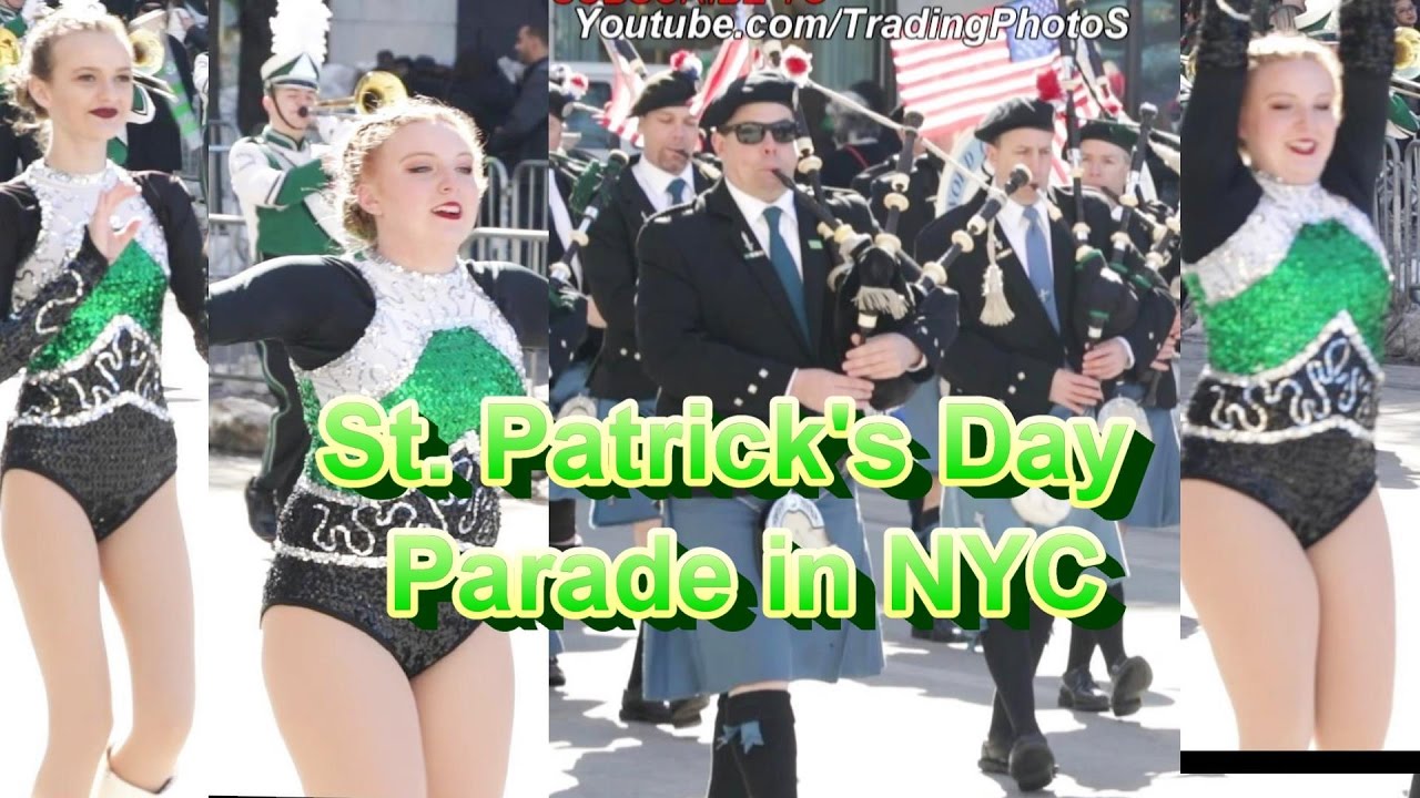 St. Patrick's Day parade in New York 2017: Unedited VIDEO