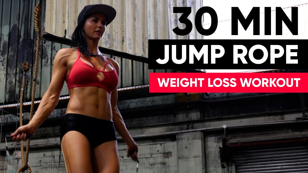 30 Minute Fat Burning Workout Jump Rope Skipping At Home