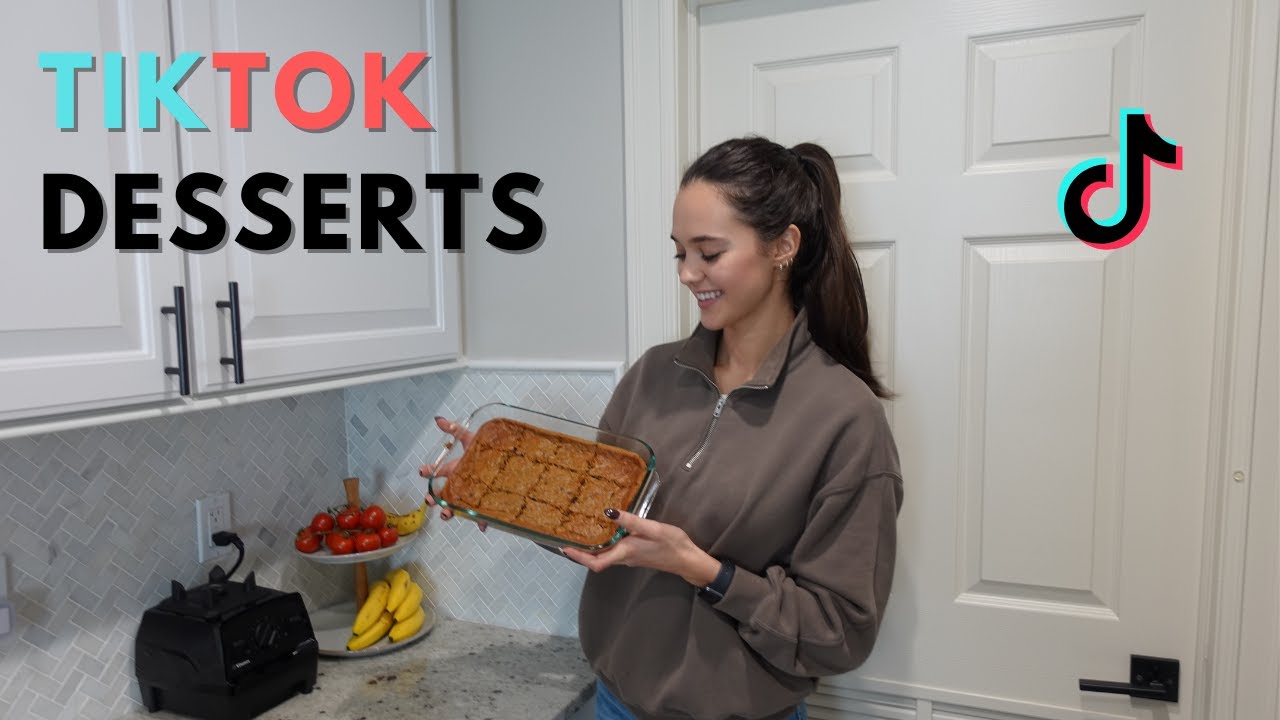 TESTING HEALTHY VIRAL TIKTOK DESSERTS