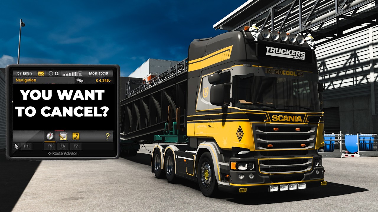 How to Cancel Job in ETS2 (1.58+)