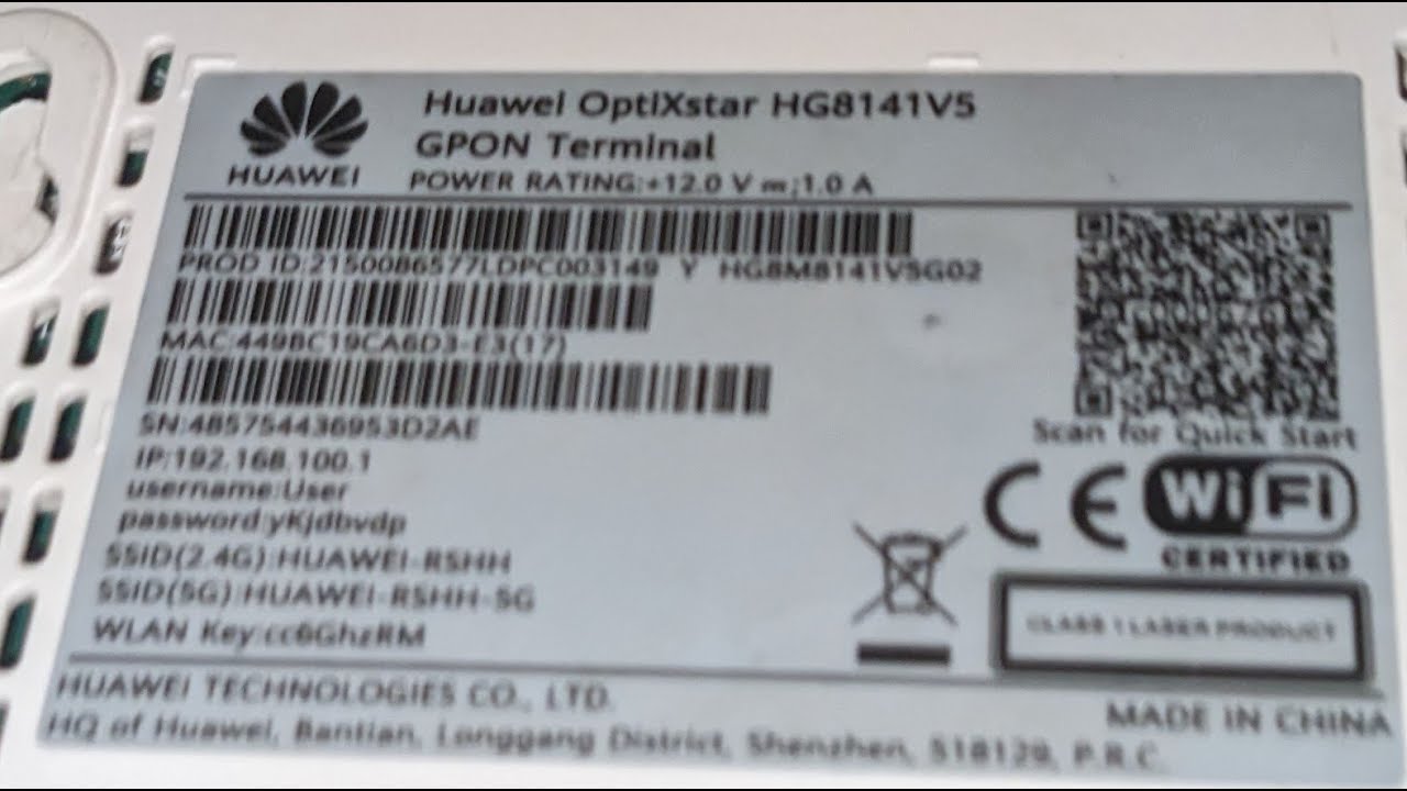 PTCL Flashfiber Huawei Ont 8145v5 Wan Settings
