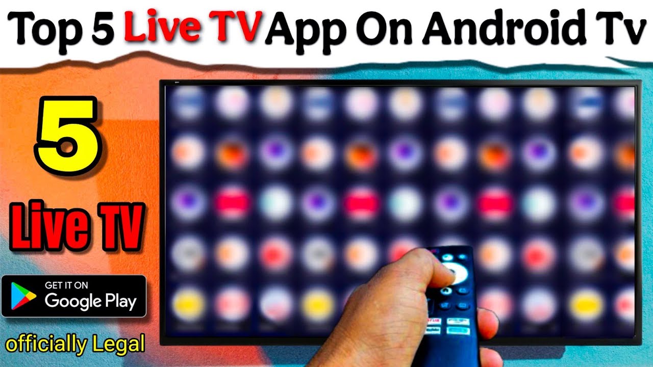 Top 5 Live TV Apps on Android TV (100% Legal & Safe) Best Live TV Apps | Free & Paid Available 2025