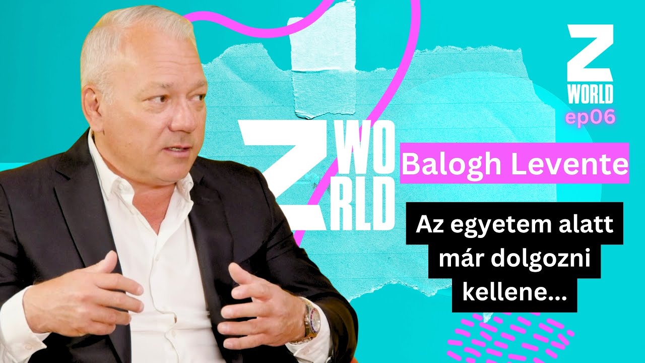 BALOGH LEVENTE: Az egyetem alatt már DOLGOZNI KELLENE /ZWorld podcast Tóth Vivivel/ Talk Tv Hungary