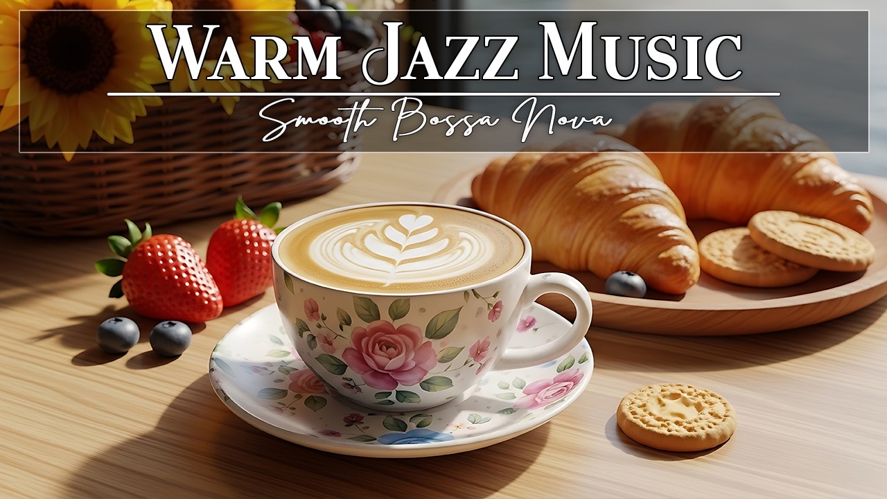 Warm Jazz Music ☕ Bossa Nova Background for Relaxation, Positive Energy & Cozy Focus Time