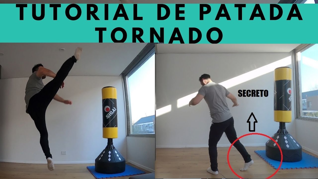 Como hacer la patada Tornado Taekwondo Tornado/360 Turning Kick Tutorial cobra kai KARATE