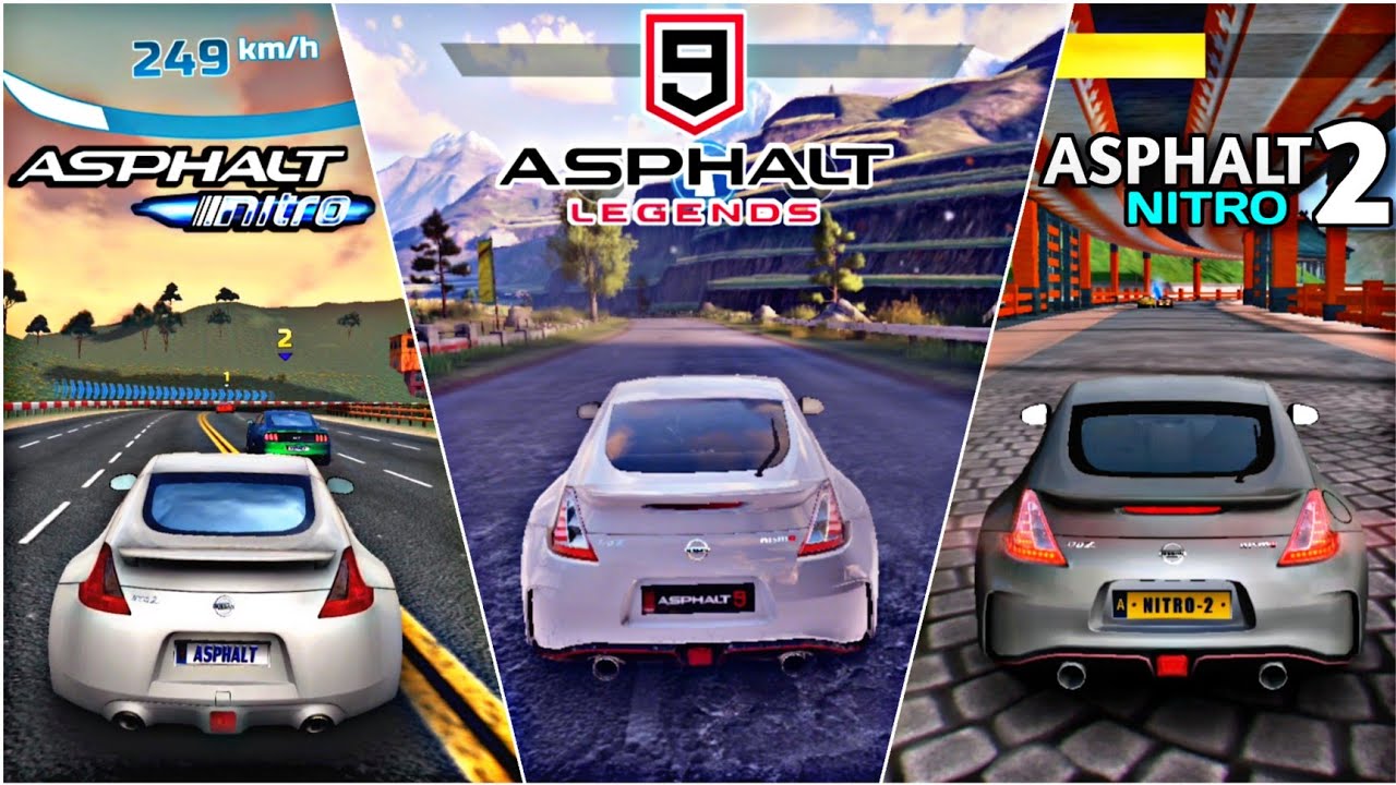 Asphalt Nitro vs Asphalt Nitro 2 vs Asphalt 9: Legends Android Comparison 2021