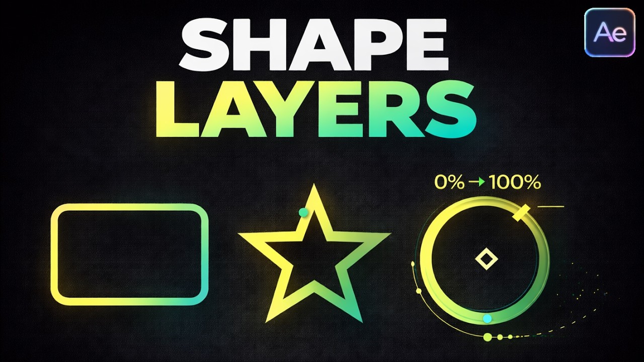 After Effects Shape Layers Explained