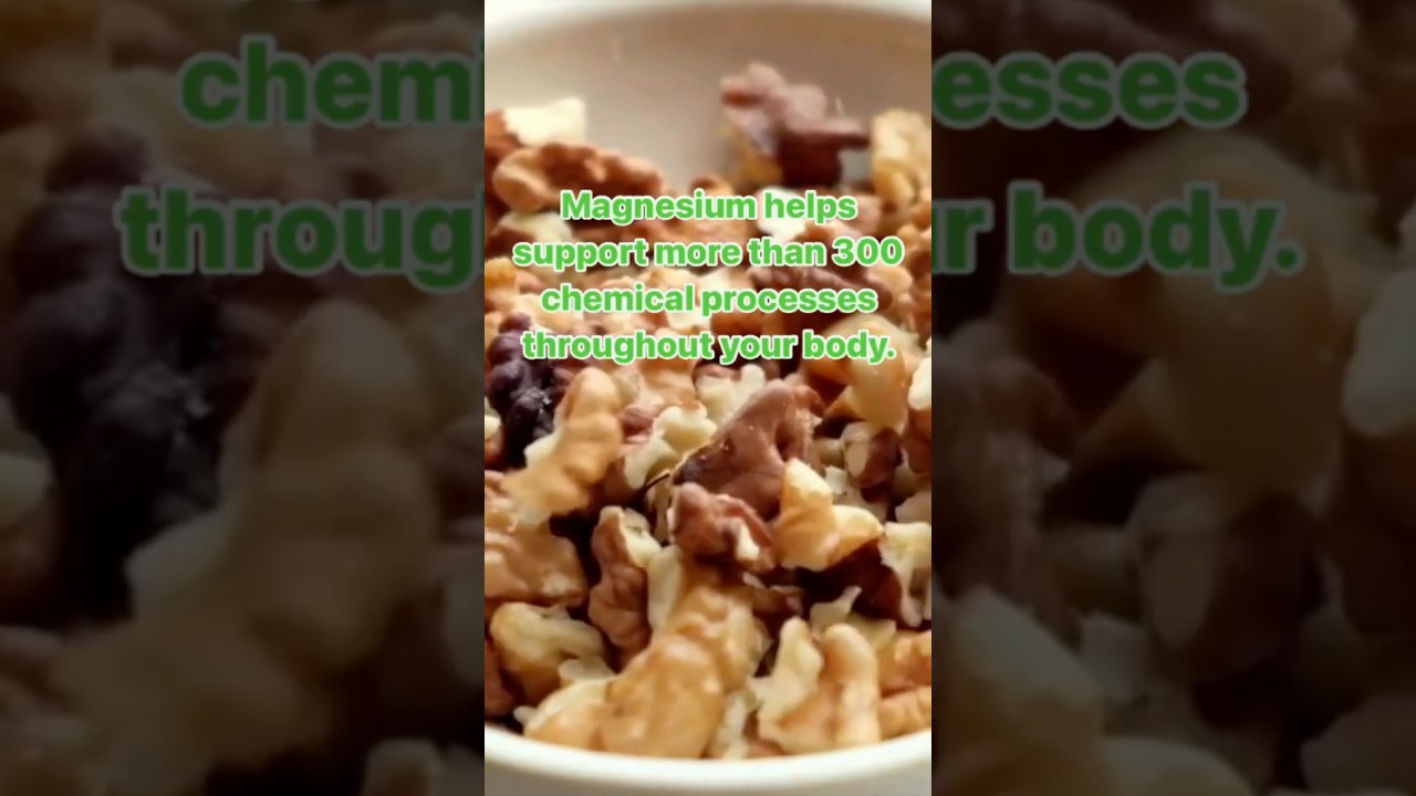 Magnesium benefits.