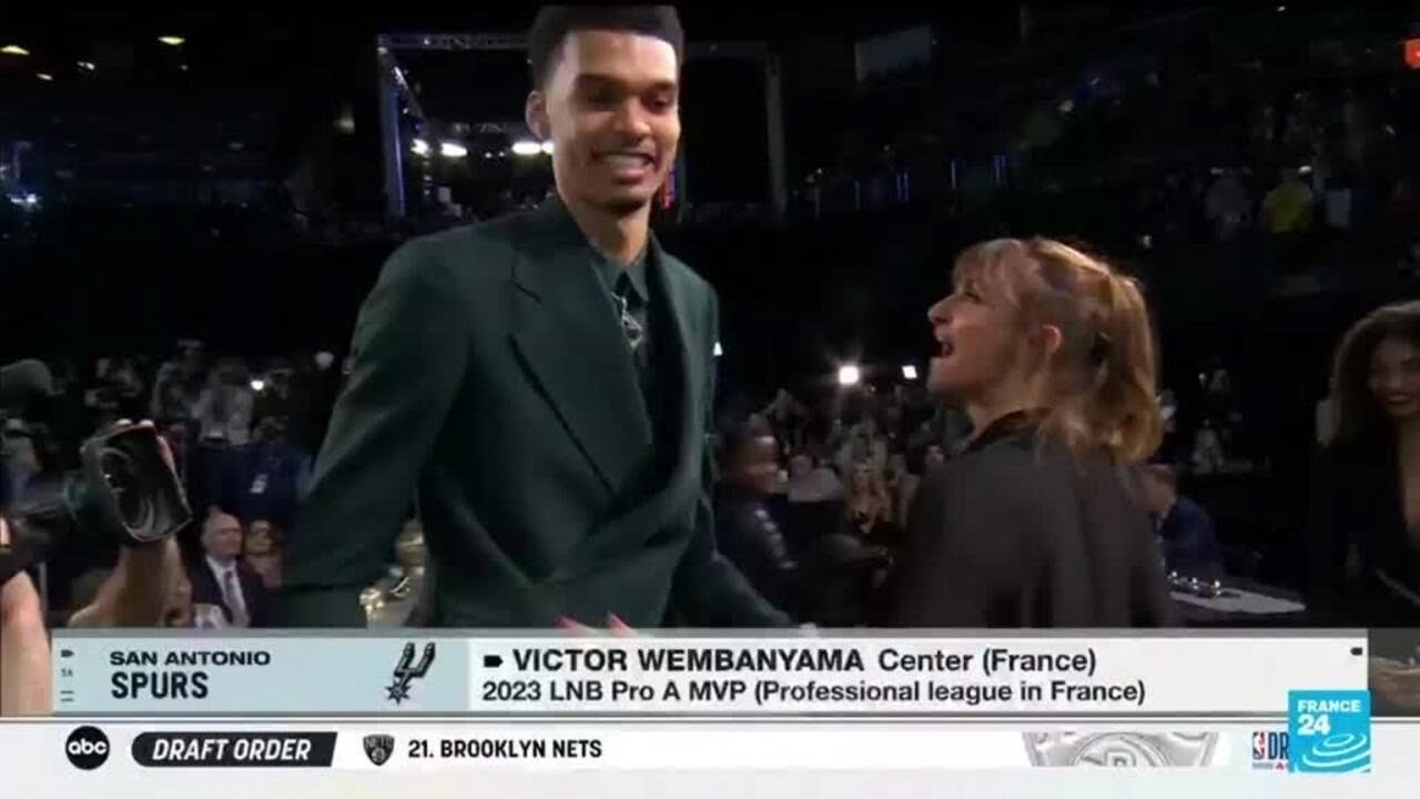 2023 NBA Draft: San Antonio Spurs select Wembanyama first &bull; FRANCE 24 English
