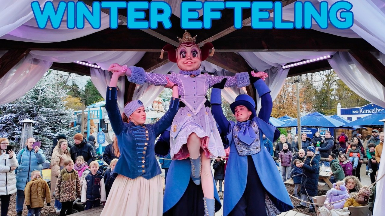 Музыкальное шоу в голландском тематическом парке - Meedein Festijn от Pardijn в зимнем Эфтелинге