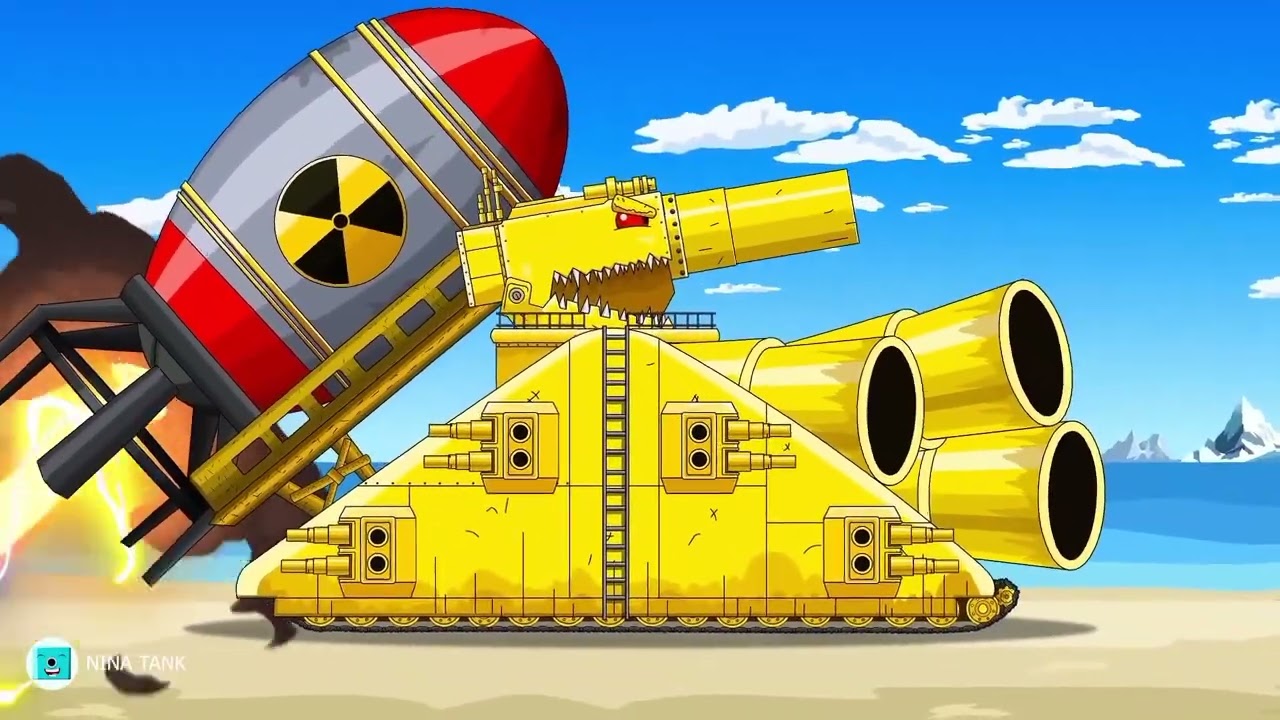 Kartun Tank Lucu Saling serang #animation #cartoon 