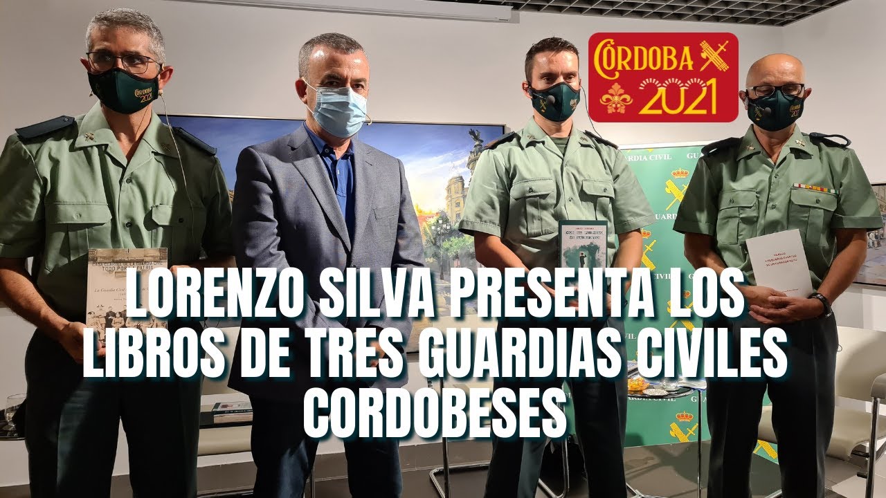 Lorenzo Silva presenta las obras de tres guardias civiles de C&oacute;rdoba. Actos  Patrona  2021