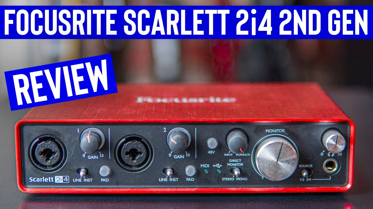 ОБЗОР Focusrite Scarlett 2i4 2-го поколения!