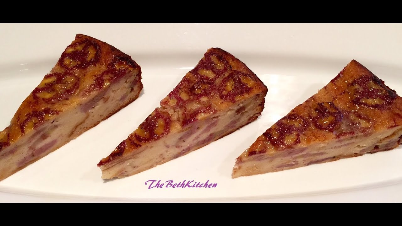 Bánh Chuối Nướng - Baked Banana Cake