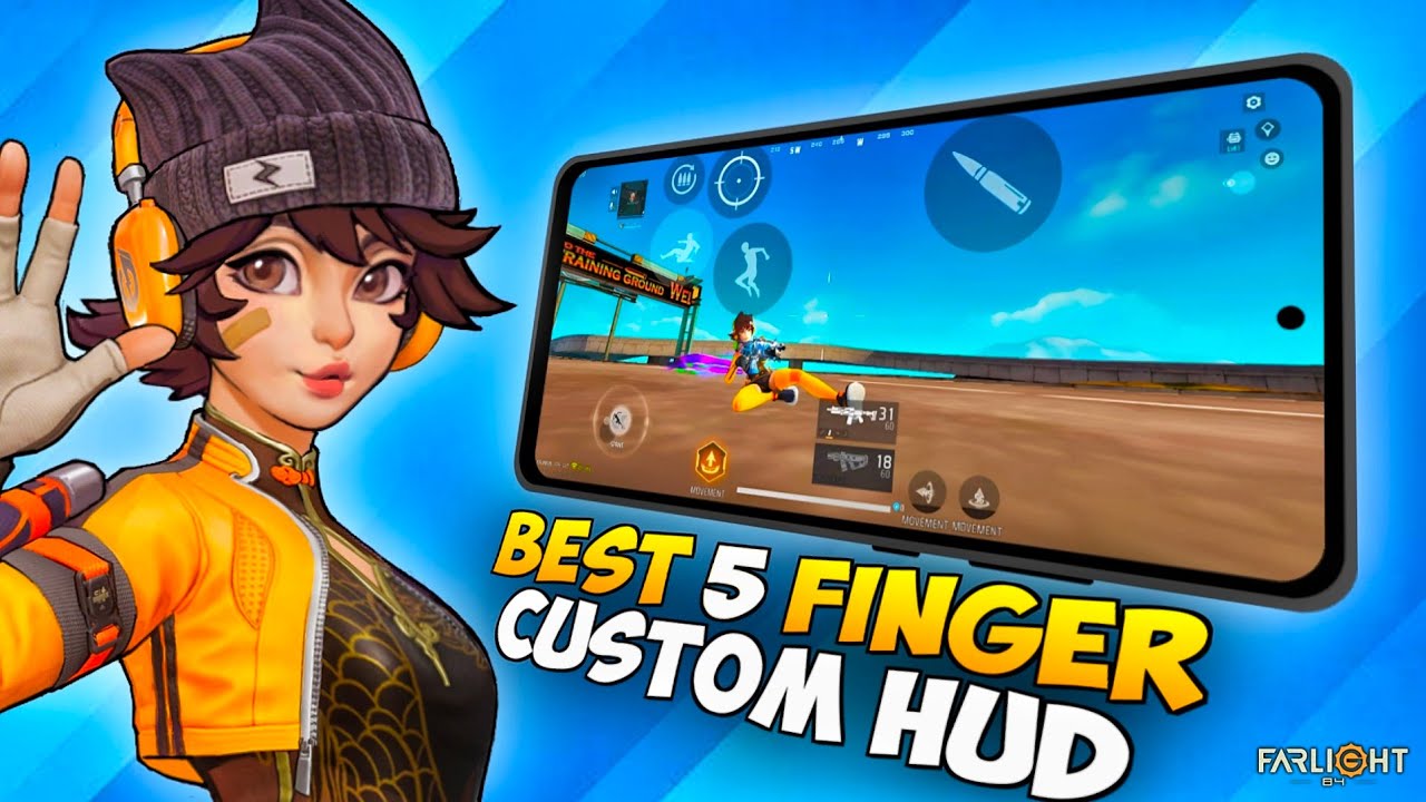 BEST 5 FINGER CUSTOM HUD in Farlight84 💥 | FARLIGHT84 TIPS AND TRICKS | FARLIGHT84 NEW UPDATE V2.4