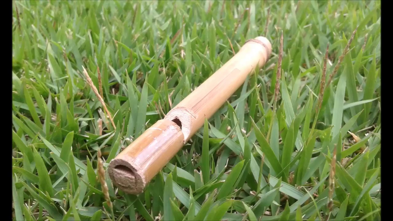 COMO FAZER UM  APITO DE BAMBU - SINALIZAÇÃO DE EMERGÊNCIA