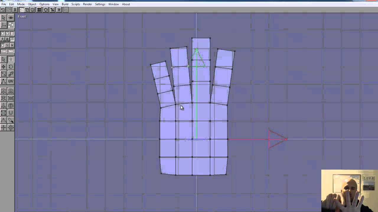 Create a 3D Hand with Anim8or