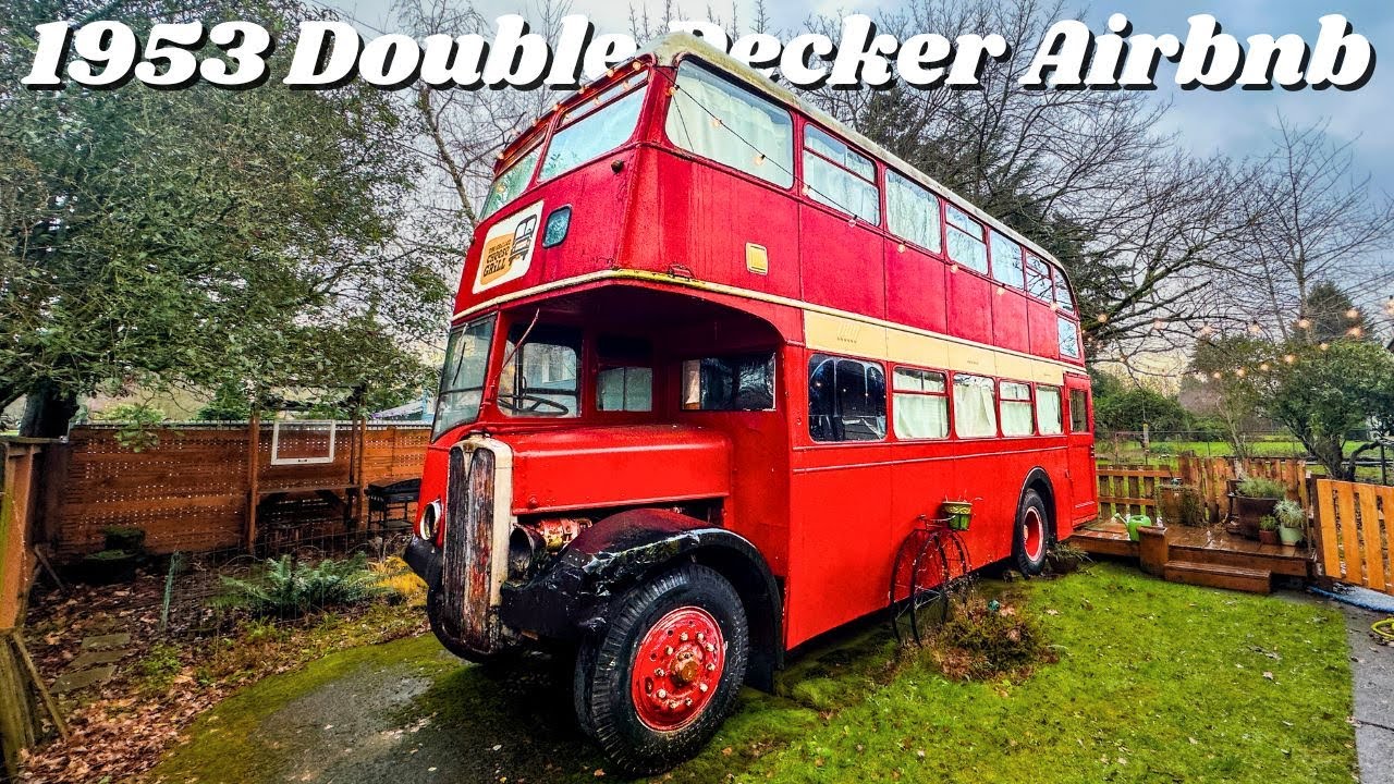 Unique Double Decker Bus Transformation (Cool Airbnb)