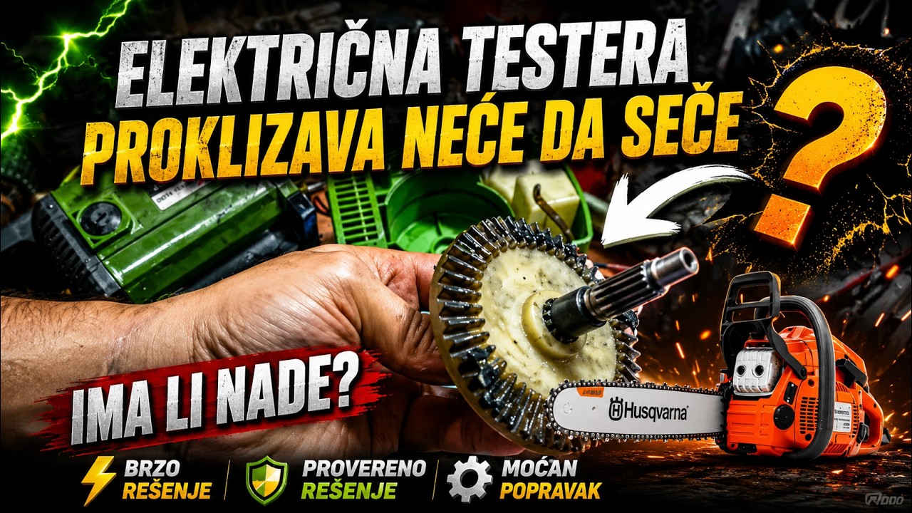 Elektricna testera proklizava