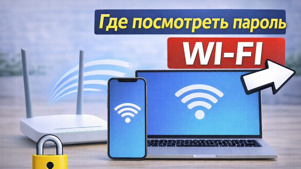 Как узнать пароль от WI-FI , если вы его забыли