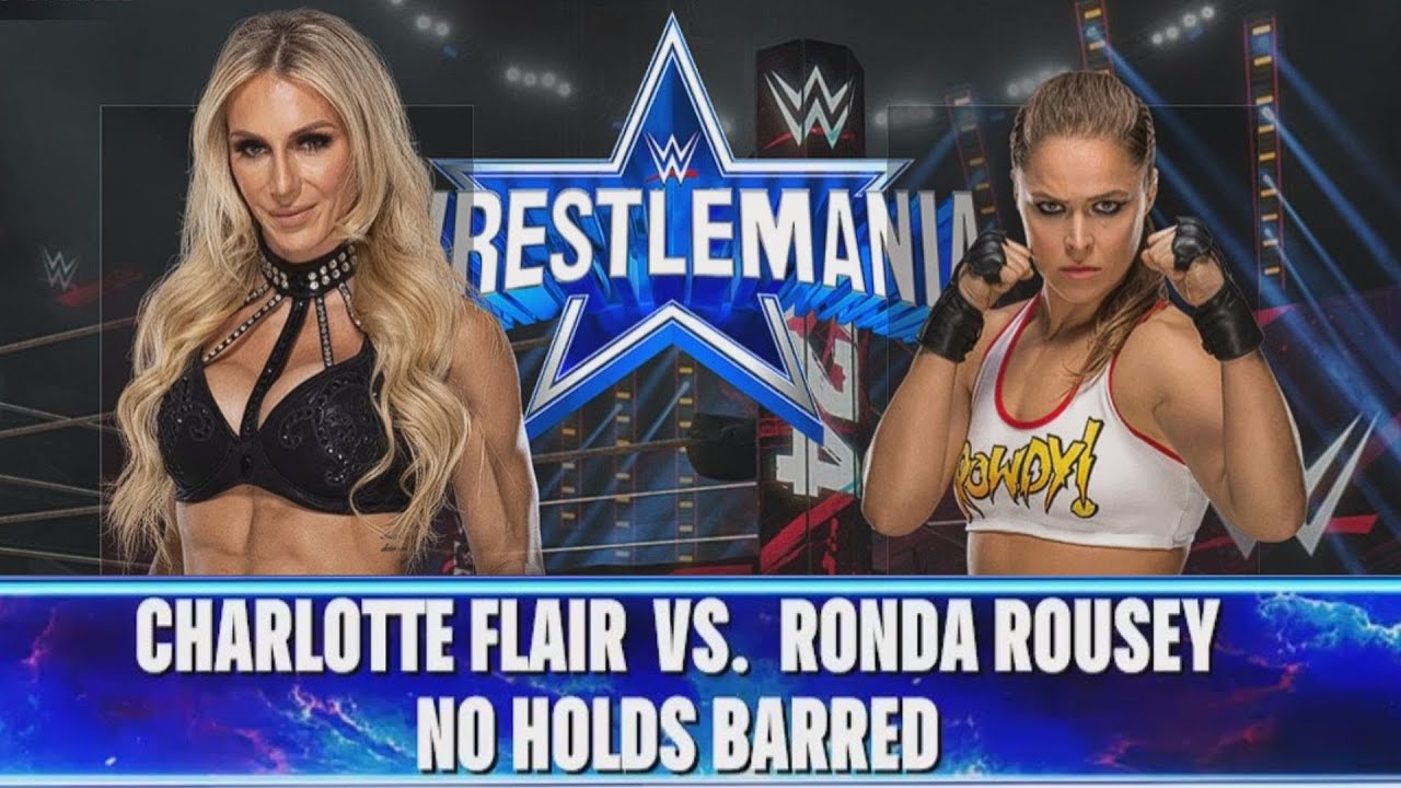 CHARLOTTE FLAIR VS RONDA ROUSEY. NO HOLDS BARRED. WWE 2K24. TQSVERSE
