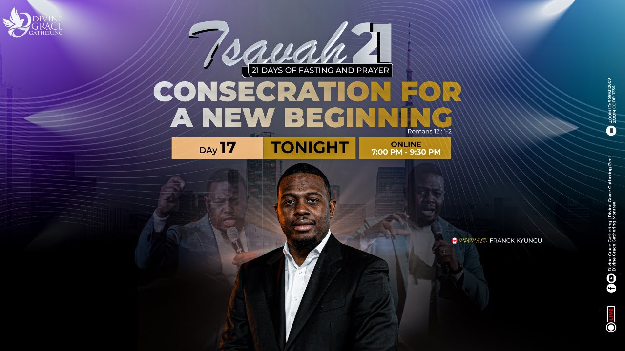 TSAVAH 21 - 2026 | Day 16, Evening Session | Prophet Franck Kyungu