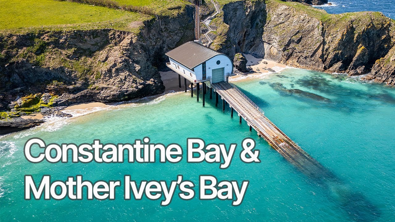 Constantine Bay & Mother Ivey's Bay - Cornwall Scenery 4K