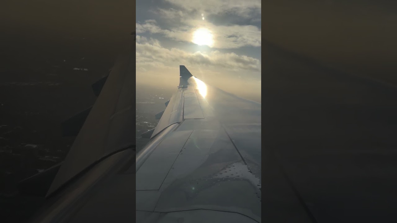 Virgin Atlantic A330  full approaching and landing London from Washington Dulles plus taxi to gate