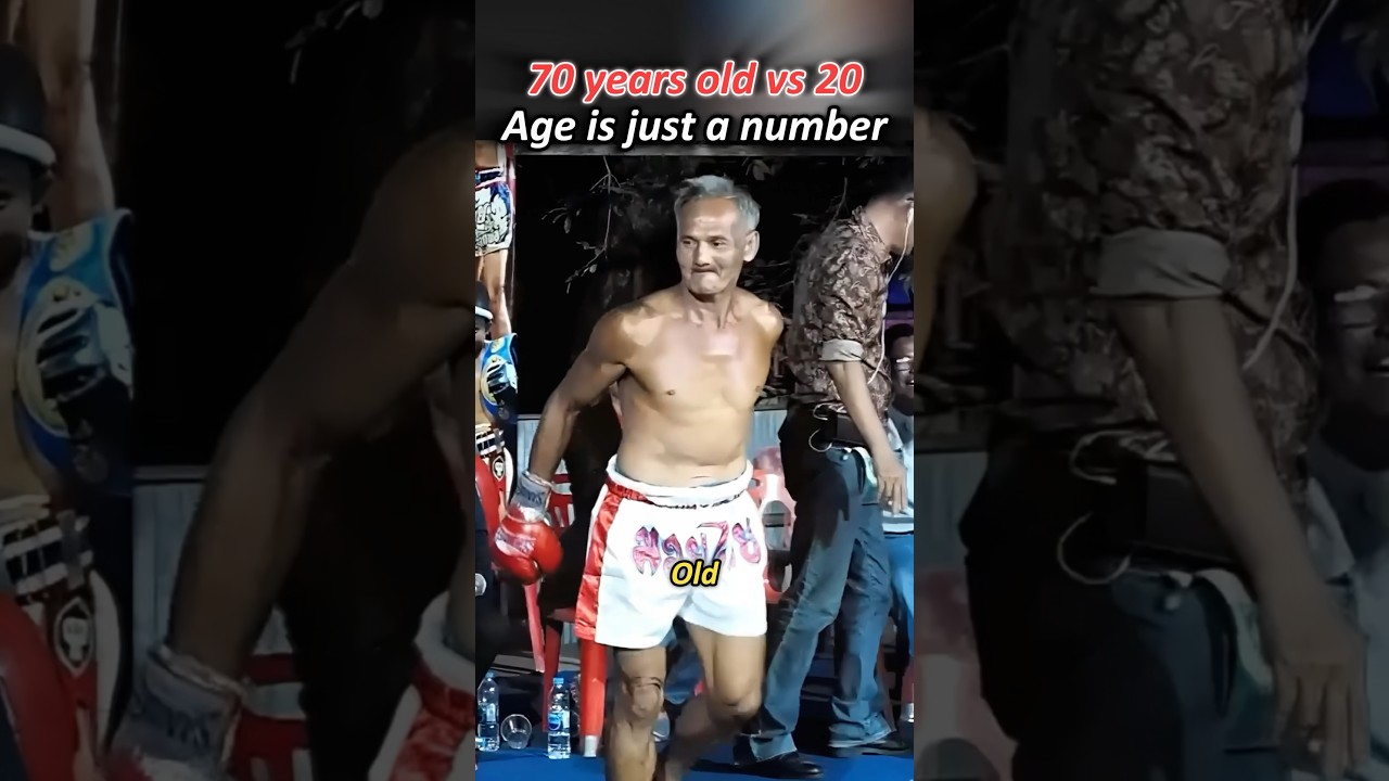 70 years old vs 20 Age is just a number #fighting #boxing