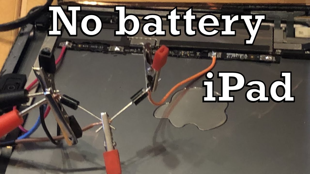 Modding my ipad to run without batteries.