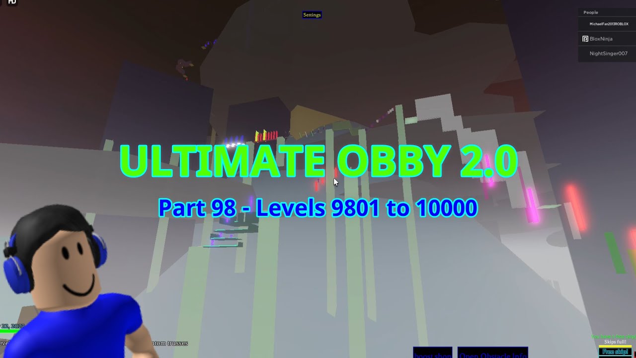 Ultimate Obby 2.0: Part 98/100 - Levels 9801 to 10000