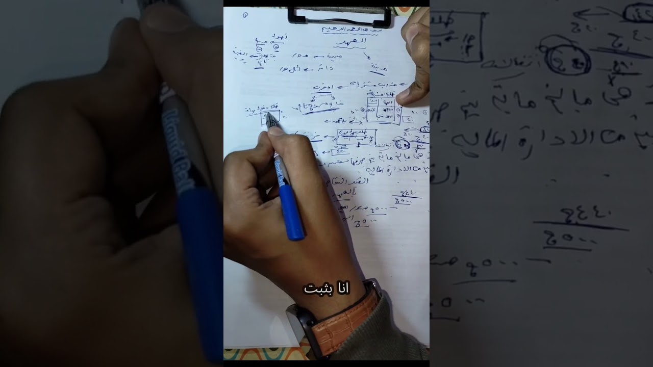 شرح العهد الجزء الثانى المستديمة والمؤقتة (الجزء الثاني) | قيود و المعالجة المحاسبية للعجز والزيادة