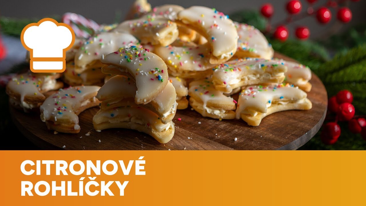 Citronové rohlíčky zahřejí i v chladných zimních večerech