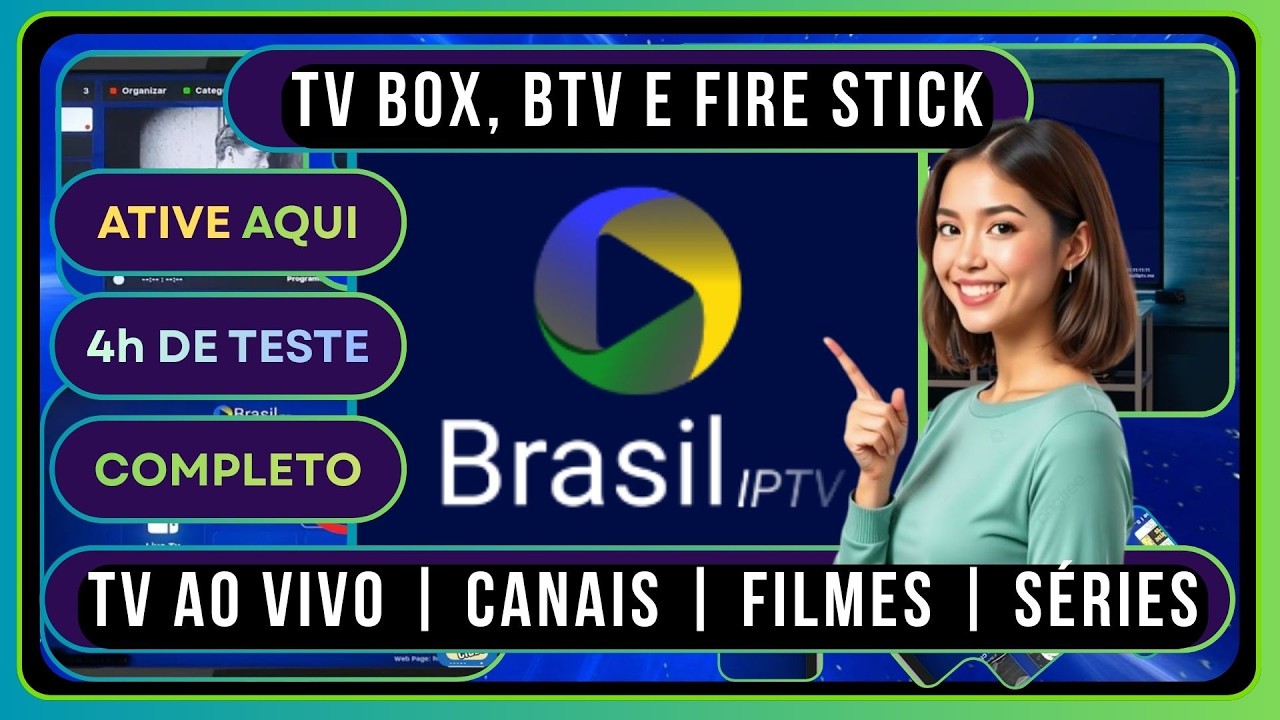APLICATIVO BRASIL IPTV COMPLETO, F&Aacute;CIL DE MEXER E ASSISTIR TUDO!