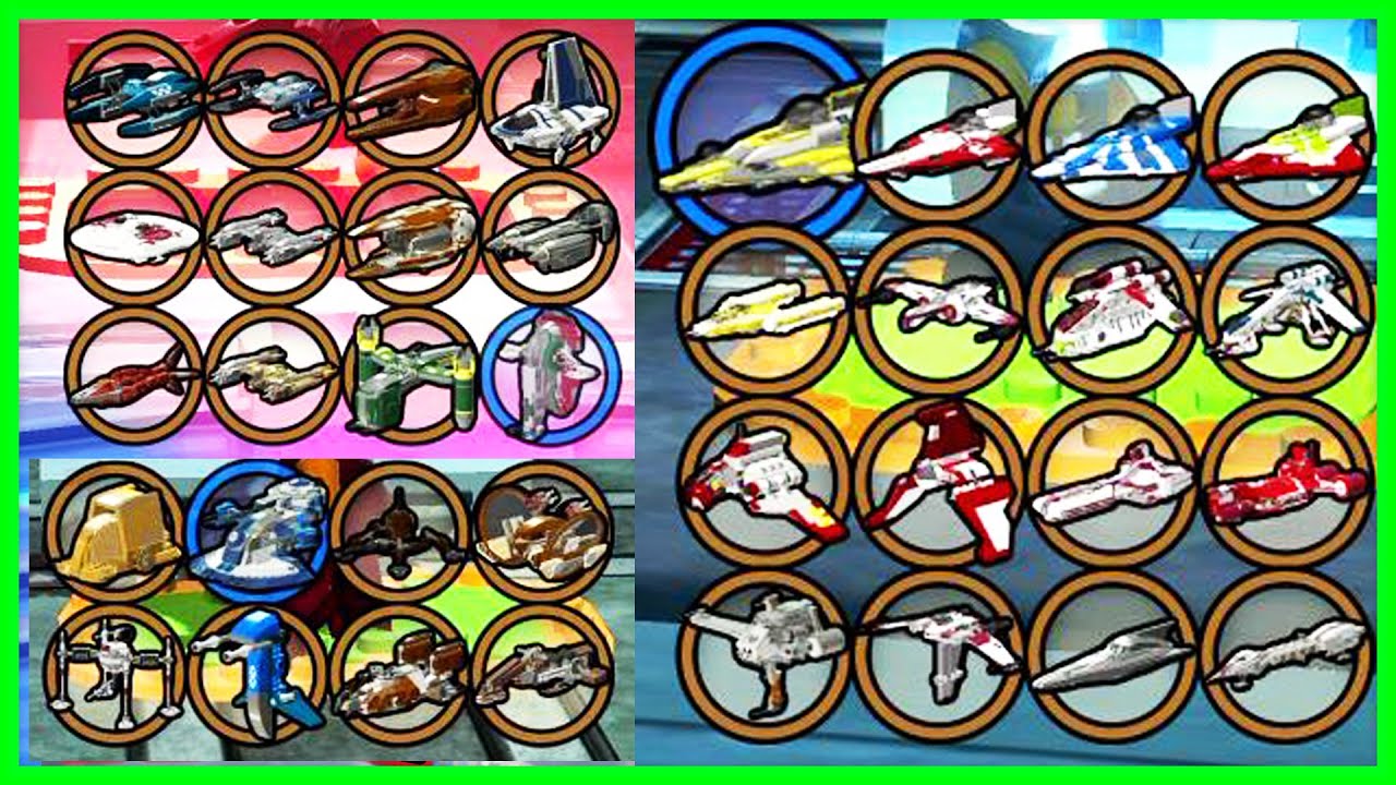 LEGO Star Wars 3: The Clone Wars ALL VEHICLES UNLOCKED