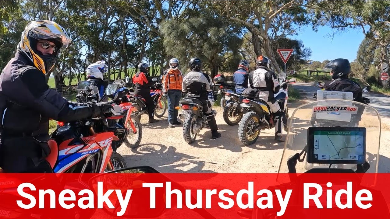 Sneaky Thursday Ride on the Honda XL750 Transalp with the South Australian Adventure Bike Riders