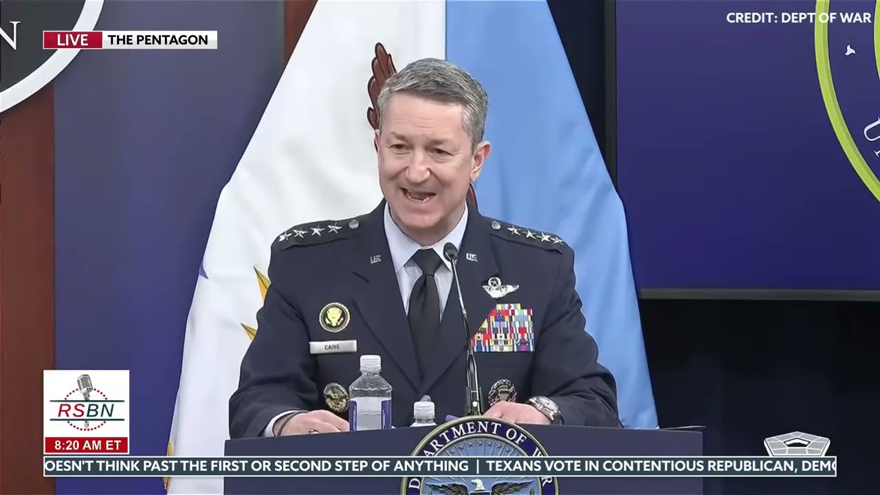 WATCH: General Caine Gives Updates on the Upcoming Phases of the Operation - 03/04/26